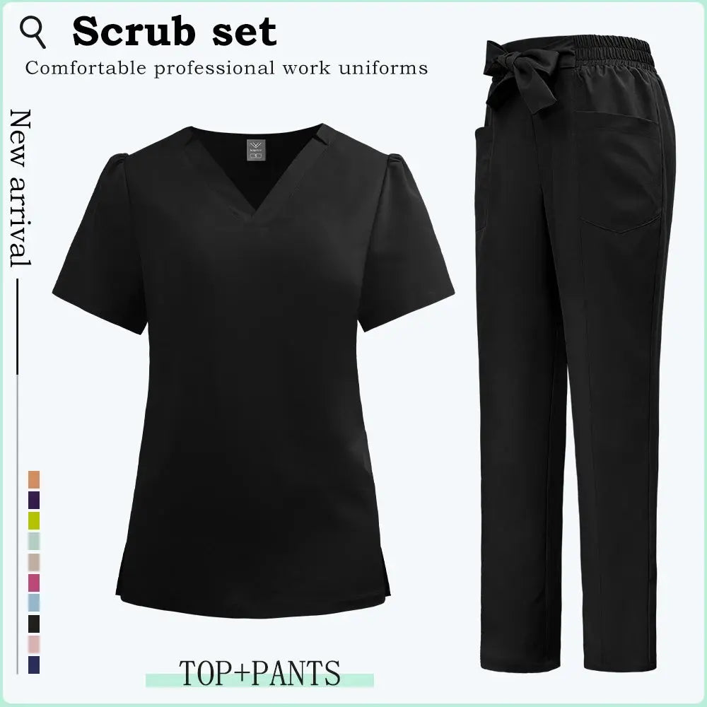 Vêtements de travail à manches courtes pour les cliniques, blouses pour femmes, blouses d'hôpital, combinaisons pour dentistes, accessoires pour infirmières CJdropshipping