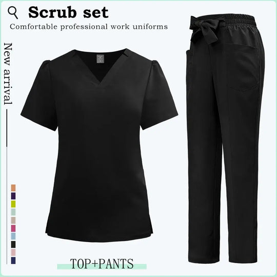 Vêtements de travail à manches courtes pour les cliniques, blouses pour femmes, blouses d'hôpital, combinaisons pour dentistes, accessoires pour infirmières CJdropshipping