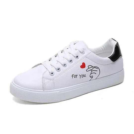 Chaussures de course blanches respirantes pour femmes, nouvelles chaussures décontractées avec lacets et fleurs brodées pour le printemps et l'automne MedSurgery Store For Digital Health