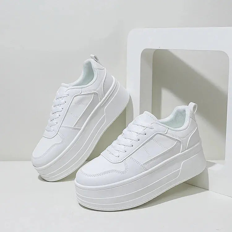 Baskets blanches pour femmes, chaussures décontractées en cuir de haute qualité, chaussures de sport haut de gamme pour femmes, chaussures à plateforme vulcanisée MedSurgery Store For Digital Health