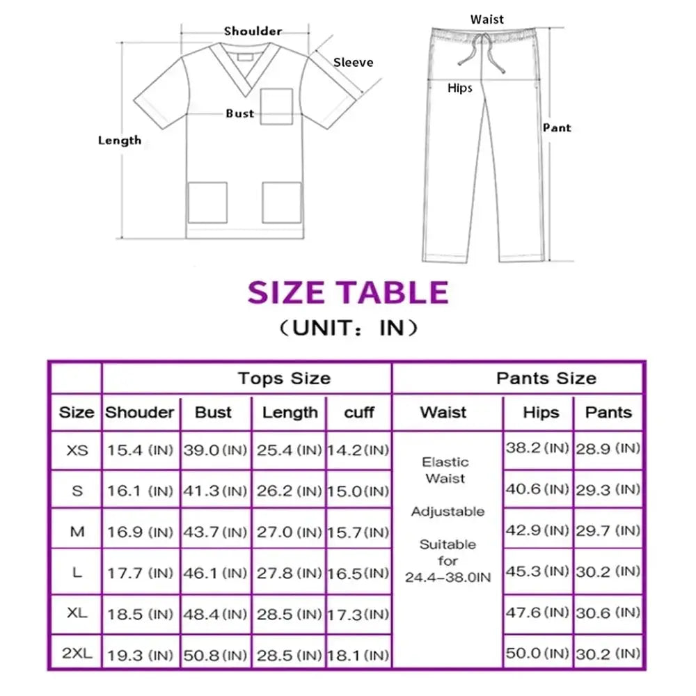 Ensemble d'uniformes médicaux pour hommes et femmes, vêtements de travail pour médecins, infirmières, cliniques dentaires, salons de beauté CJdropshipping
