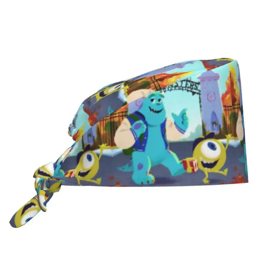 Casquette de travail réglable personnalisée avec dessin animé Monsters University, casquette chirurgicale pour hommes et femmes, casquette chirurgicale pour infirmières, médecins et chirurgiens MedSurgery Store For Digital Health