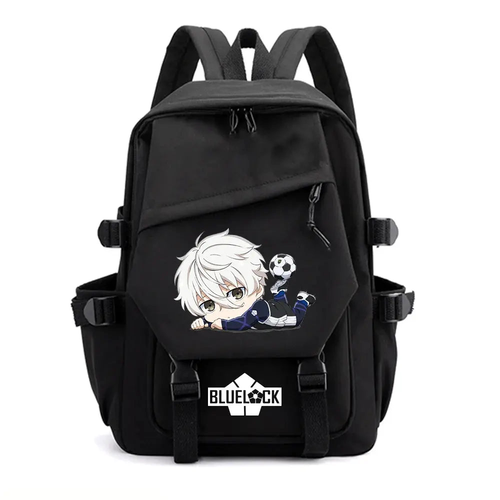 Anime blue lock backpack, fashion travel backpacks for men and women, outdoor sports school bag MedSurgery Store For Digital Health