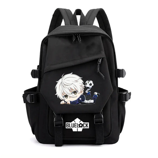 Anime blue lock backpack, fashion travel backpacks for men and women, outdoor sports school bag MedSurgery Store For Digital Health