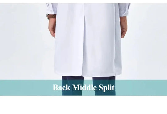 Blouse de laboratoire blanche bon marché pour femmes, hommes, étudiants, chimie, professionnels de la santé, infirmière, manches longues, blouse de médecin XK002 MedSurgery Store For Digital Health