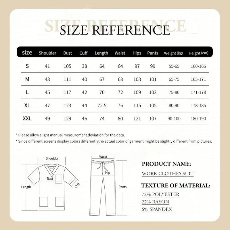 Uniformes médicaux moulants pour femmes, ensembles de blouses, accessoires de soins infirmiers, blouses de chirurgie hospitalière, cliniques dentaires, salons de beauté, vêtements de travail CJdropshipping