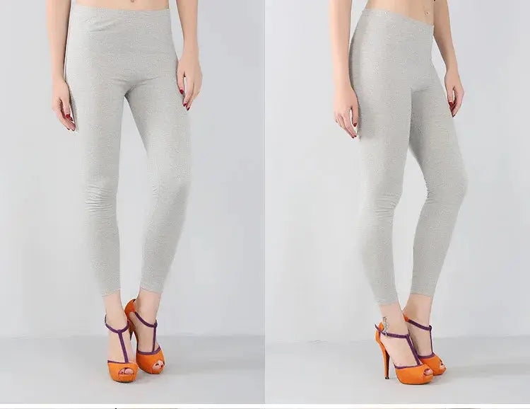 Leggings extensibles en fibre de bambou pour femmes, neuf points, décontractés, grande taille, printemps, été et automne, nouveau de 2024 DSers Fulfillment