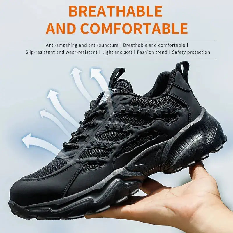 Chaussures de sécurité blanches pour hommes et femmes, antichoc, antiperforation, isolation, 6kv, résistantes à l'usure, noires, blanches, respirantes, légères MedSurgery Store For Digital Health