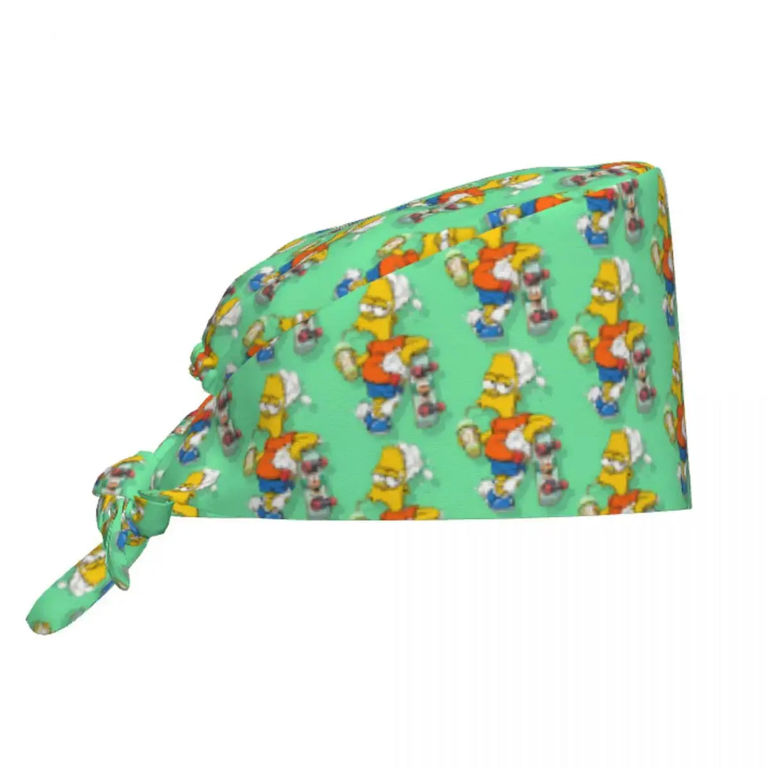 Casquette de travail réglable personnalisée avec explosion de cerveau, casquette chirurgicale des Simpsons, casquette chirurgicale pour infirmier, médecin, chirurgien, pour Chef MedSurgery Store For Digital Health
