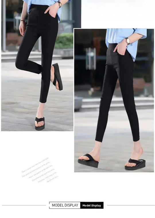 Leggings fins blancs taille haute pour femmes, plonnings adeazant d'été dix-huit, plonnings petit pied sie... MedSurgery Store pour la santé numérique