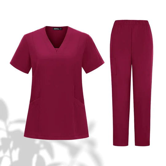 Ensemble d'uniformes médicaux pour hommes et femmes, vêtements de travail pour médecins, infirmières, cliniques dentaires, salons de beauté CJdropshipping