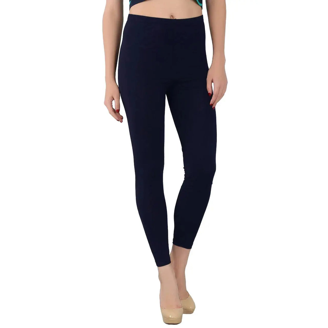 Leggings extensibles en fibre de bambou pour femmes, neuf points, décontractés, grande taille, printemps, été et automne, nouveau de 2024 DSers Fulfillment