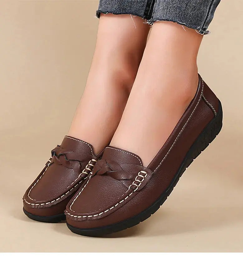 Chaussures pour femmes 2025, Nouvelles chaussures plates en cuir souple, Mocassins pour femmes, Chaussures plates décontractées, Chaussures pour femmes, Chaussures blanches pour femmes MedSurgery Store For Digital Health