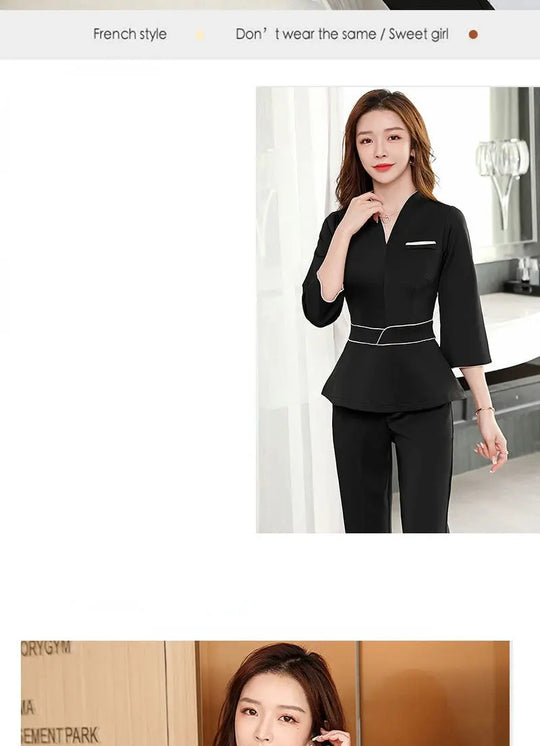 Uniforme d'été pour esthéticienne, combinaison à manches courtes pour salon de beauté, vêtements d'esthéticienne pour spa, vêtements de travail pour massage en hôtel, combinaison coréenne-BC MedSurgery Store For Digital Health
