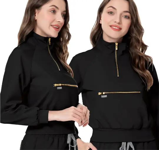 MSORMOSIA Elite Surgical Jacket - Veste de bloc élastique avec poches professionnelles (MSO-42035-37) CJdropshipping
