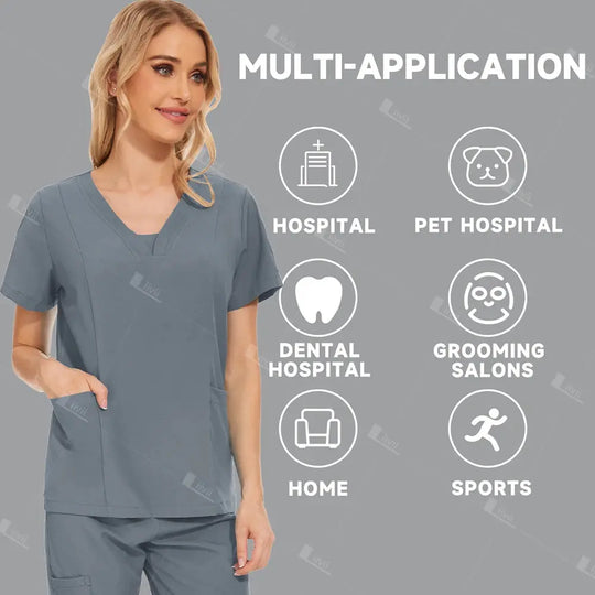 Wholesale Medical Uniforms, Jogging Suit, Doctor and Nurse Scrubs, Hospital Surgical Workwear, Multicolour Women's Scrubs dsers-fulfillment-service