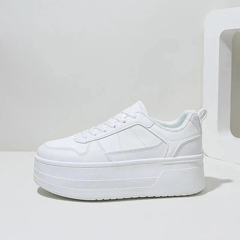 Baskets blanches pour femmes, chaussures décontractées en cuir de haute qualité, chaussures de sport haut de gamme pour femmes, chaussures à plateforme vulcanisée MedSurgery Store For Digital Health