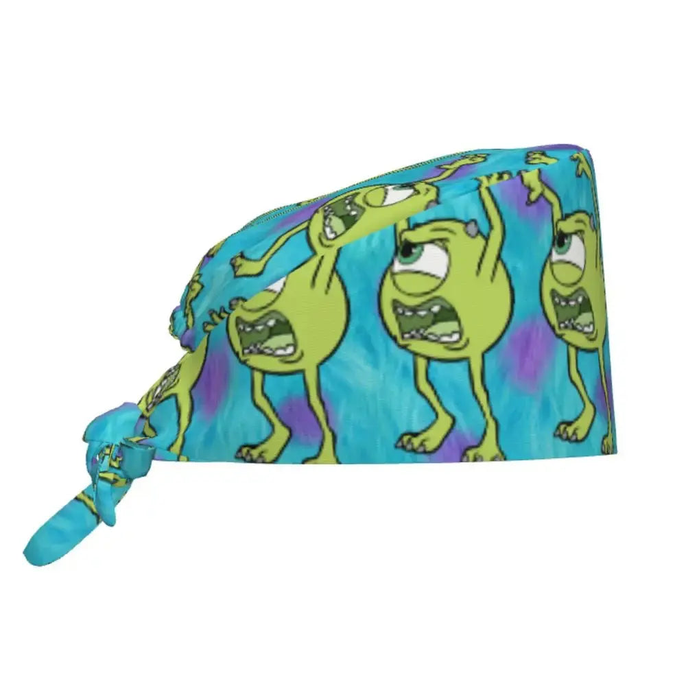 Casquette de travail réglable personnalisée avec dessin animé Monsters University, casquette chirurgicale pour hommes et femmes, casquette chirurgicale pour infirmières, médecins et chirurgiens MedSurgery Store For Digital Health