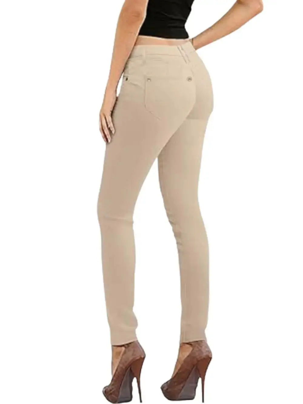Jeans extensibles en coton pour femmes, pantalons décontractés, blancs, ultra-extensibles, confortables, pour le travail MedSurgery Store For Digital Health