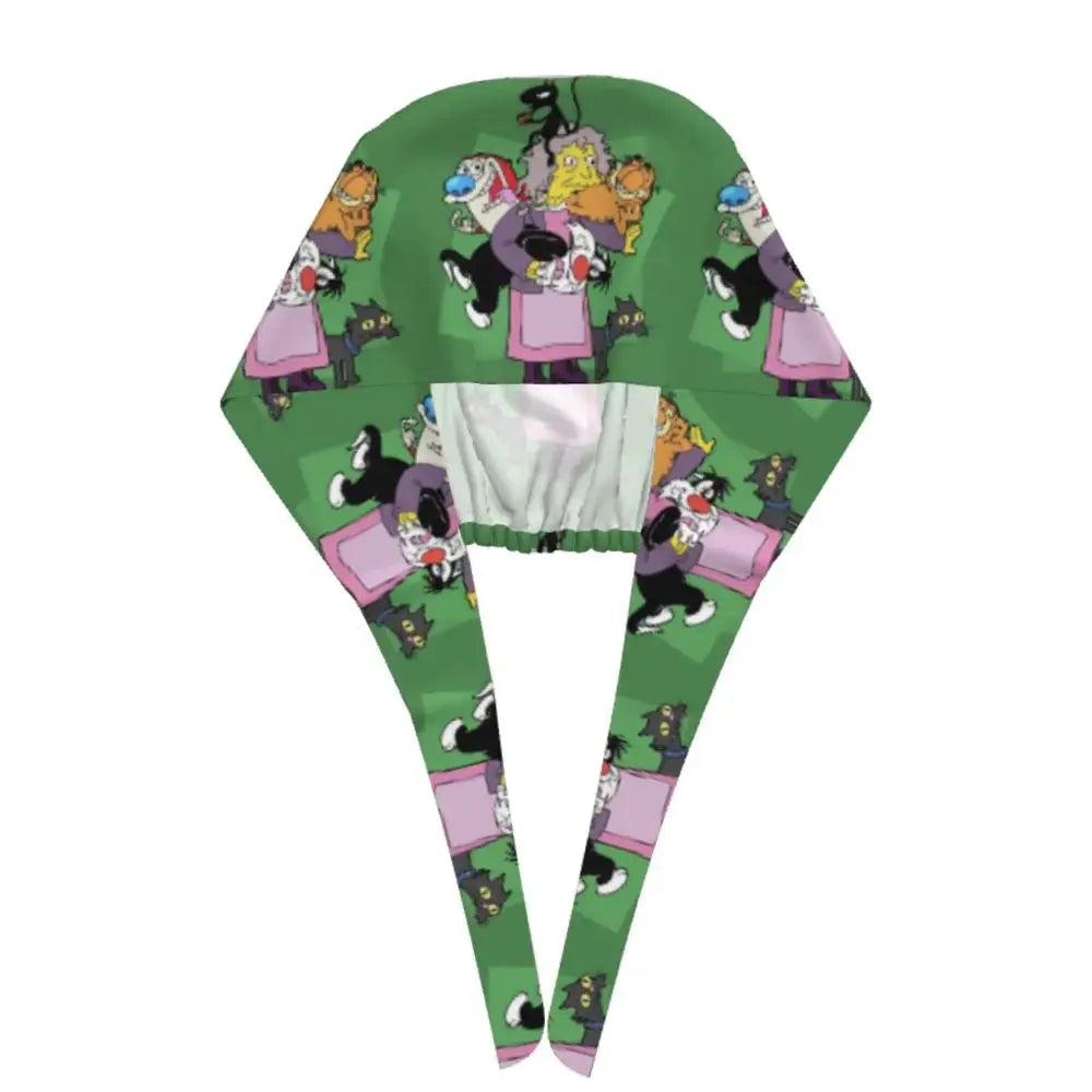 Personnalisé The Simpsons Cartoon Staff Medical Scrubs Hat Men Women Medical Nursing Surgical Scrub Caps MedSurgery Store For Digital Health