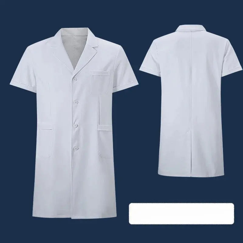 Blouse blanche, vêtements expérimentaux pour étudiants universitaires, vêtements médicaux à manches longues pour hommes et femmes, chimie et médecine à manches courtes MedSurgery Store For Digital Health