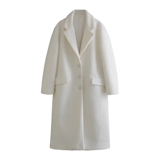 2025 Veste longue en laine pour femme Automne Hiver Manteau en cachemire Longueur moyenne Mélange de laine Manches longues Elégant Vêtements à une seule poitrine MedSurgery Store For Digital Health