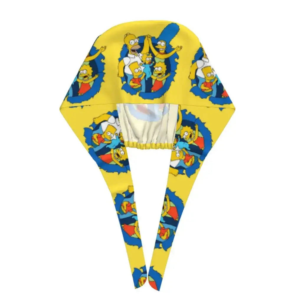 Personnalisé The Simpsons Cartoon Staff Medical Scrubs Hat Men Women Medical Nursing Surgical Scrub Caps MedSurgery Store For Digital Health