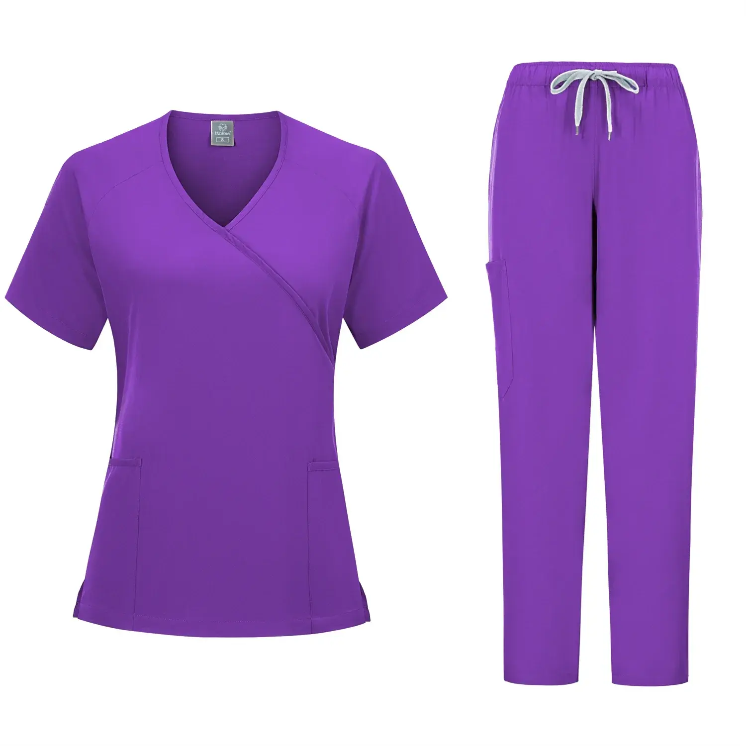 Nouvel ensemble d'uniformes médicaux, d'uniformes de médecin, de blouses de chirurgie, de vêtements de travail pour salons de beauté, de vêtements de travail pour dentistes CJdropshipping