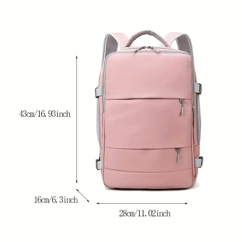 Sac à dos de voyage de grande capacité pour femmes, multifonctionnel, rangement pour chaussures, multicouche, séparation sèche et humide, imperméable MedSurgery Store For Digital Health