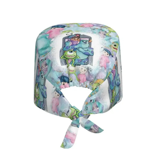 Casquette de travail réglable personnalisée avec dessin animé Monsters University, casquette chirurgicale pour hommes et femmes, casquette chirurgicale pour infirmières, médecins et chirurgiens MedSurgery Store For Digital Health