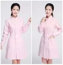 Blouse médicale professionnelle pour femmes : manches longues, couleur unie, résistante, confortable pour les infirmières et les médecins dans les hôpitaux et les cliniques dsers-fulfillment-service