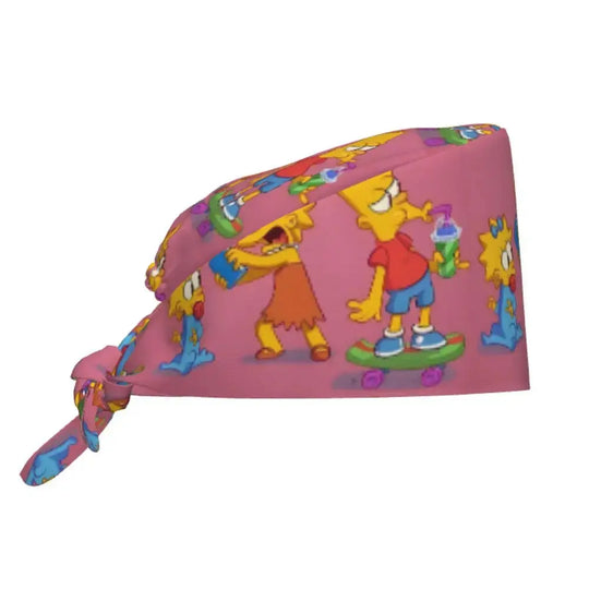 Casquette de travail réglable personnalisée avec explosion de cerveau, casquette chirurgicale des Simpsons, casquette chirurgicale pour infirmier, médecin, chirurgien, pour Chef MedSurgery Store For Digital Health