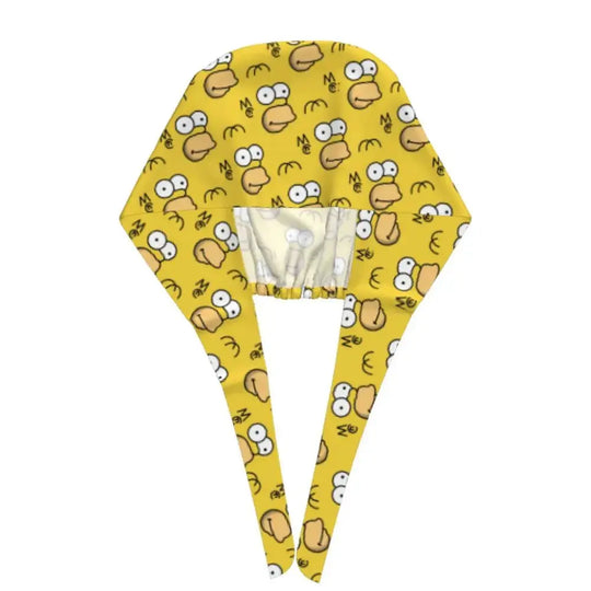 Personnalisé The Simpsons Cartoon Staff Medical Scrubs Hat Men Women Medical Nursing Surgical Scrub Caps MedSurgery Store For Digital Health