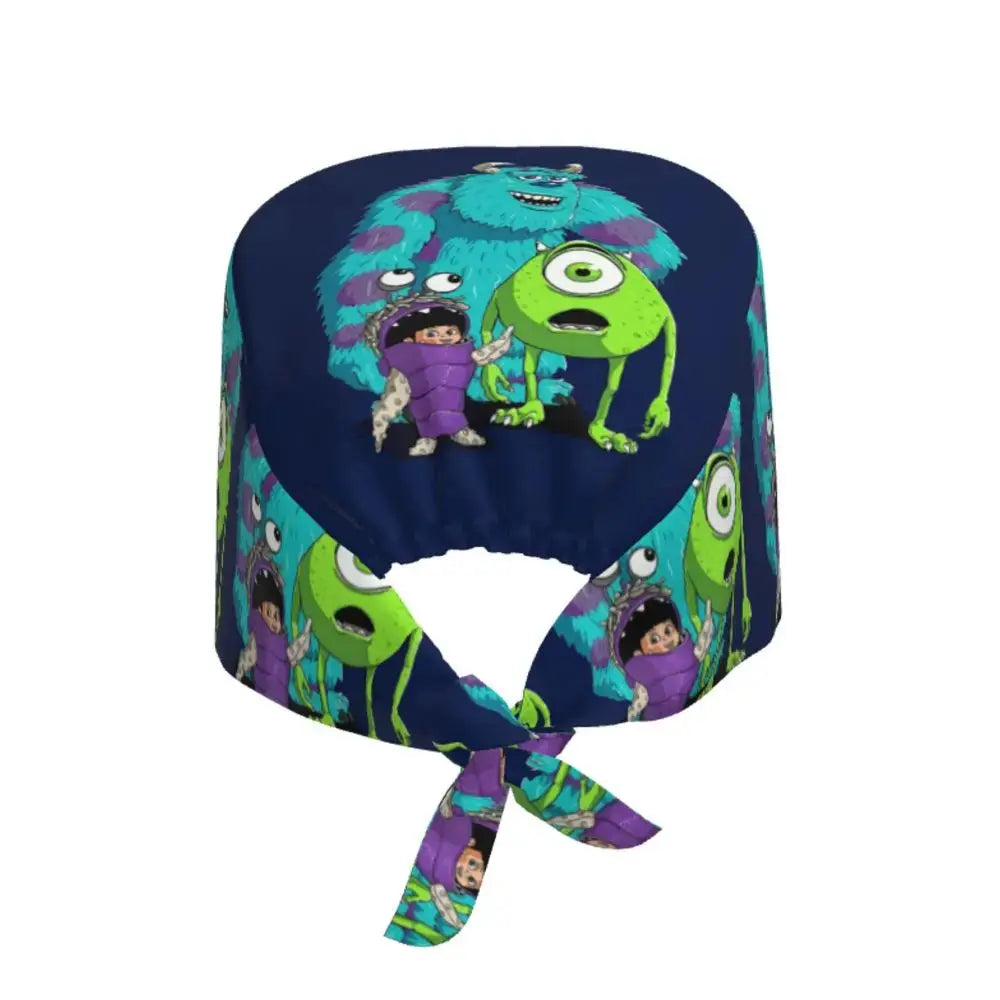Casquette de travail réglable personnalisée avec dessin animé Monsters University, casquette chirurgicale pour hommes et femmes, casquette chirurgicale pour infirmières, médecins et chirurgiens MedSurgery Store For Digital Health