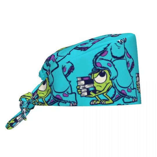 Casquette de travail réglable personnalisée avec dessin animé Monsters University, casquette chirurgicale pour hommes et femmes, casquette chirurgicale pour infirmières, médecins et chirurgiens MedSurgery Store For Digital Health