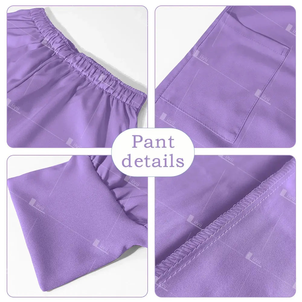 Uniforme médical, ensemble de blouse élastique, blouses chirurgicales d'hôpital, hauts, pantalons, vêtements de travail d'infirmière, vêtements de médecin, accessoires médicaux CJdropshipping