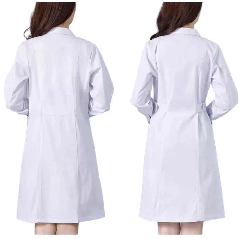 Blouse de laboratoire blanche, uniforme de médecin à manches longues, uniforme d'isolation pour homme, uniforme de laboratoire, uniforme de travail pour infirmière et étudiante MedSurgery Store For Digital Health