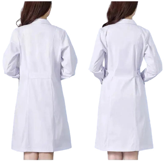 Blouse de laboratoire blanche, uniforme de médecin à manches longues, uniforme d'isolation pour homme, uniforme de laboratoire, uniforme de travail pour infirmière et étudiante MedSurgery Store For Digital Health