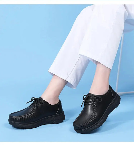 STRONGSHEN, chaussures blanches à plateforme, chaussures d'infirmières, chaussures de travail légères et confortables, chaussures à enfiler à la mode pour les femmes MedSurgery Store For Digital Health