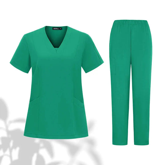 Ensemble d'uniformes médicaux pour hommes et femmes, vêtements de travail pour médecins, infirmières, cliniques dentaires, salons de beauté CJdropshipping