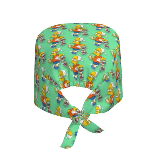 Casquette de travail réglable personnalisée avec explosion de cerveau, casquette chirurgicale des Simpsons, casquette chirurgicale pour infirmier, médecin, chirurgien, pour Chef MedSurgery Store For Digital Health
