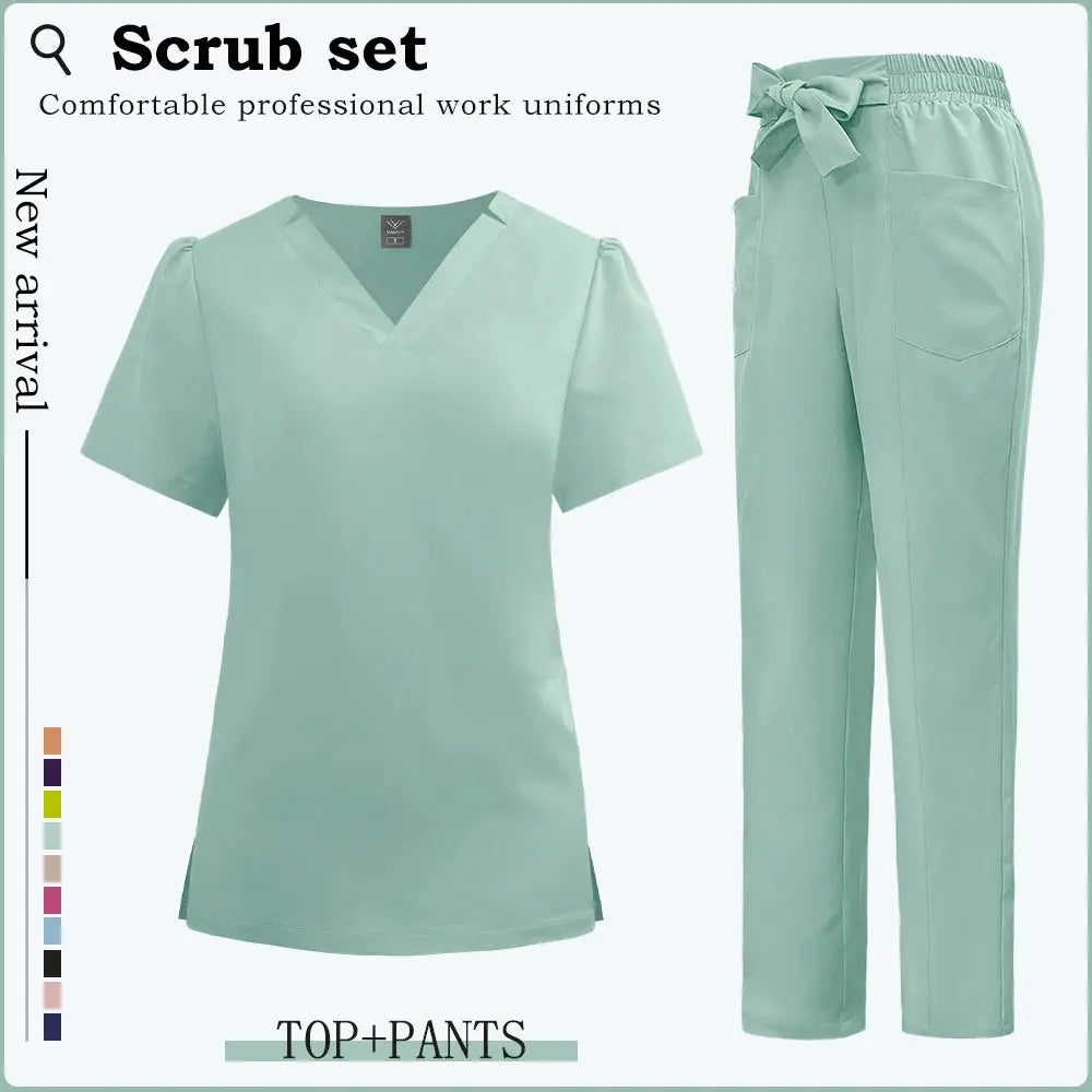 Vêtements de travail à manches courtes pour les cliniques, blouses pour femmes, blouses d'hôpital, combinaisons pour dentistes, accessoires pour infirmières CJdropshipping