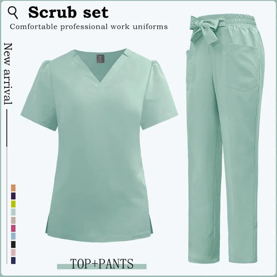 Vêtements de travail à manches courtes pour les cliniques, blouses pour femmes, blouses d'hôpital, combinaisons pour dentistes, accessoires pour infirmières CJdropshipping