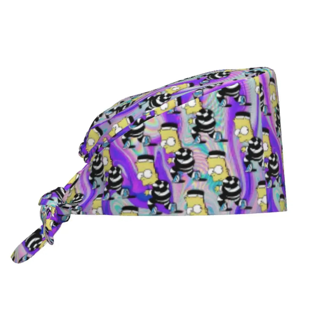 Casquette de travail réglable personnalisée avec explosion de cerveau, casquette chirurgicale des Simpsons, casquette chirurgicale pour infirmier, médecin, chirurgien, pour Chef MedSurgery Store For Digital Health