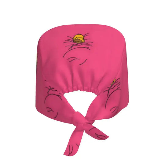 Personnalisé The Simpsons Cartoon Staff Medical Scrubs Hat Men Women Medical Nursing Surgical Scrub Caps MedSurgery Store For Digital Health