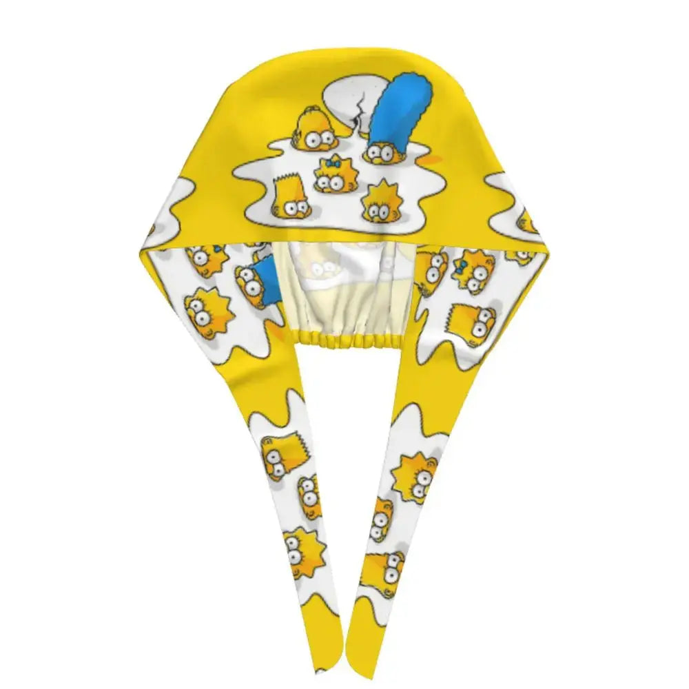 Personnalisé The Simpsons Cartoon Staff Medical Scrubs Hat Men Women Medical Nursing Surgical Scrub Caps MedSurgery Store For Digital Health