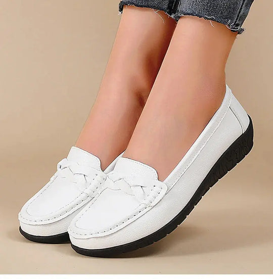 Chaussures pour femmes 2025, Nouvelles chaussures plates en cuir souple, Mocassins pour femmes, Chaussures plates décontractées, Chaussures pour femmes, Chaussures blanches pour femmes MedSurgery Store For Digital Health