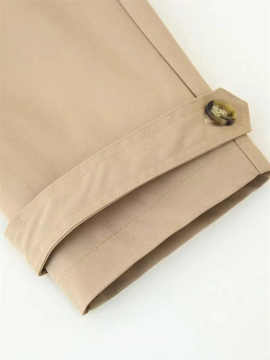 Trench-coat pour femmes, nouveau manteau court avec ceinture, revers, haut décontracté et habillé pour femmes 2025 MedSurgery Store For Digital Health