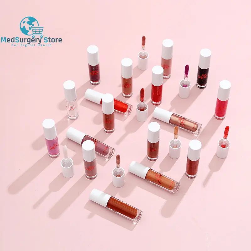 Baume à lèvres cristal et glaçage hydratant longue durée pour les lèvres - Rouge à lèvres en gelée solide avec finition miroir en forme de vague d'eau pour un soin et un maquillage améliorés des lèvres