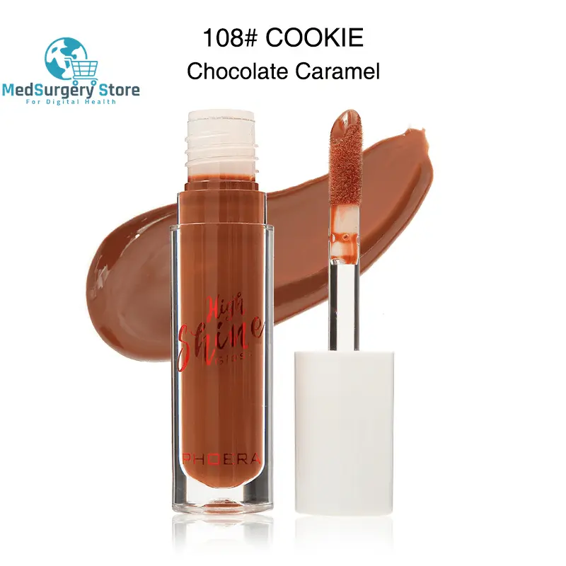 Baume à lèvres cristal et glaçage hydratant longue durée pour les lèvres - Rouge à lèvres en gelée solide avec finition miroir en forme de vague d'eau pour un soin et un maquillage améliorés des lèvres